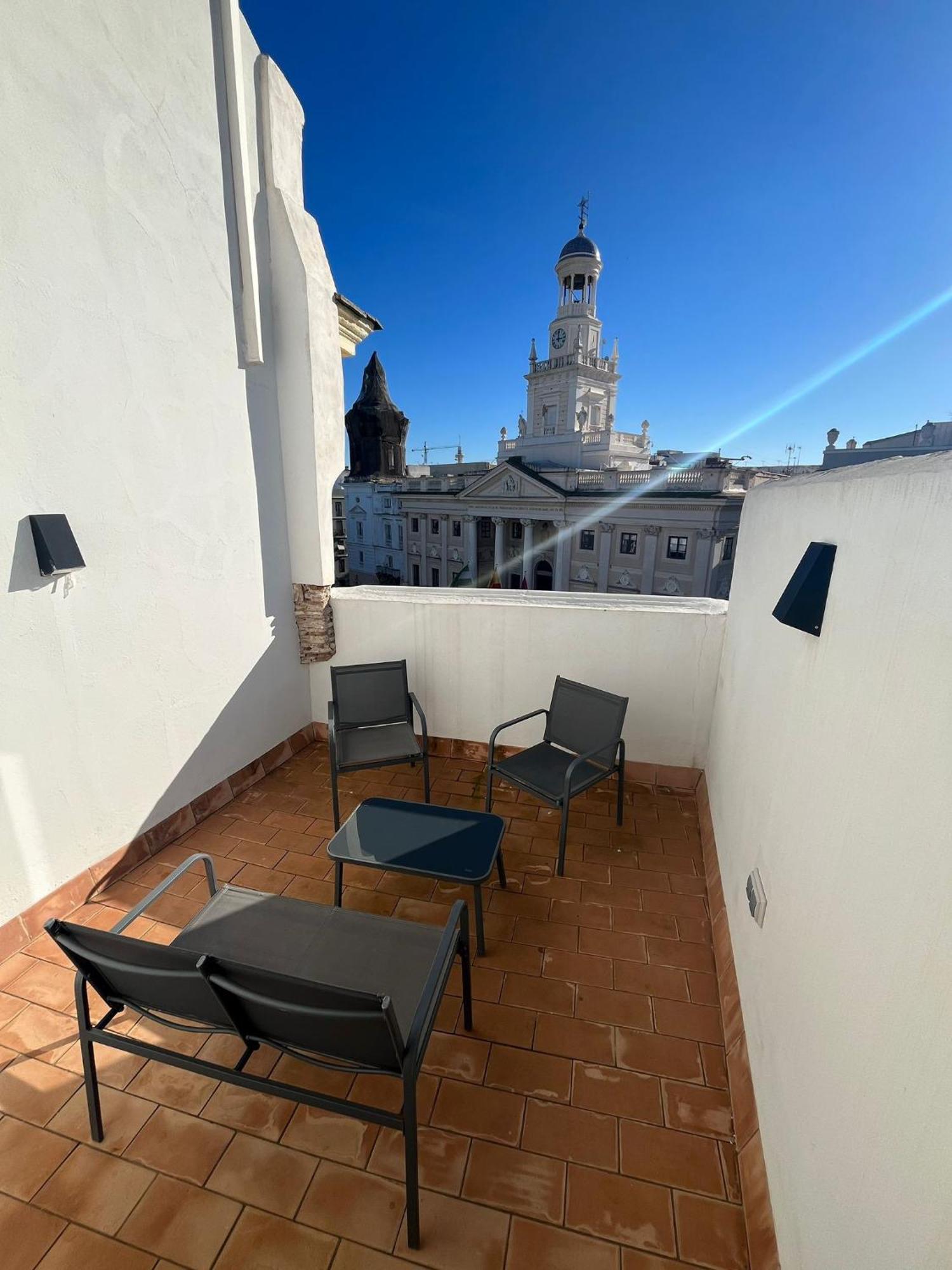 Apartament Penthouse La Plaza En Cadiz Centro Grupo Ac Gestion Zewnętrze zdjęcie